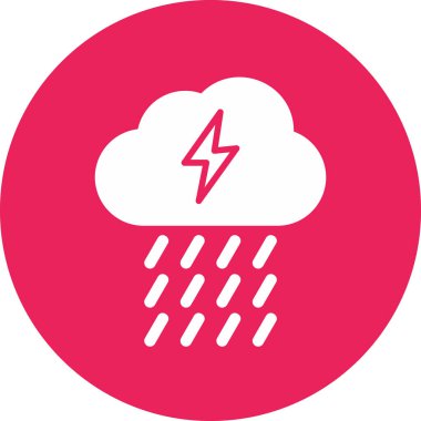 Rain modern vector icon illustration