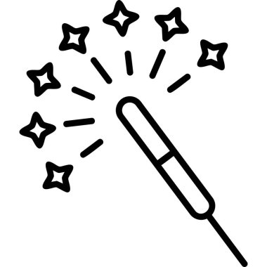 Firecracker simgesi, modern tasarım illüstrasyonu