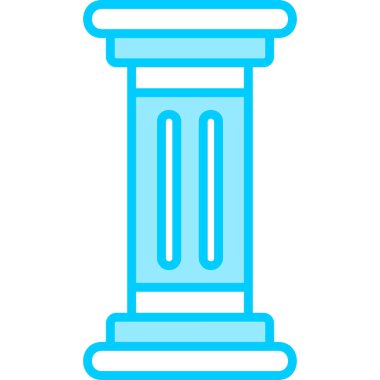 sütun simgesinin vektör çizimi 