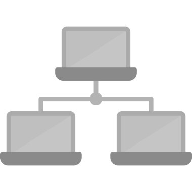 Bilgisayar. Web simgesi basit illüstrasyon