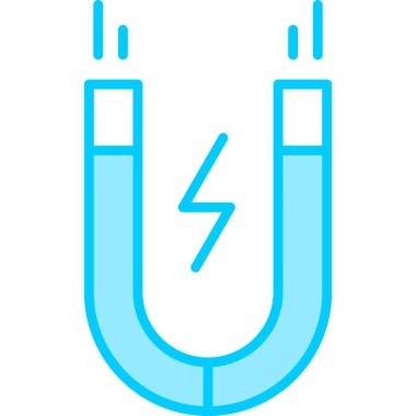 mıknatıs simgesi vektör çizimi