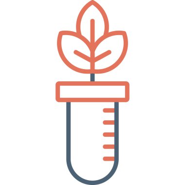 Bitki yetiştiriyorum. Web simgesi basit illüstrasyon