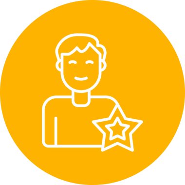 Modern simge, vektör illüstrasyonunu deneyimleyin