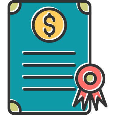 Bond simgesi, modern tasarım illüstrasyonu