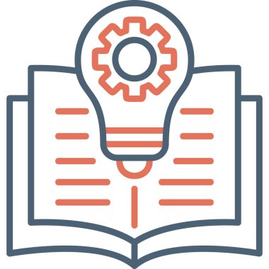 Kitap. Web simgesi basit illüstrasyon