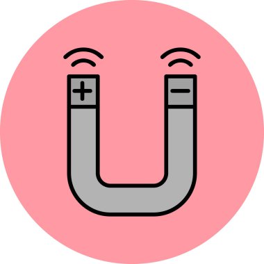 mıknatıs simgesi vektör çizimi