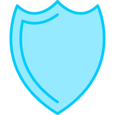 shield icon, simple web illustration