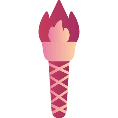 Modern simge vektör illüstrasyonunu yak