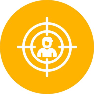 hedef simge vektör illüstrasyonu