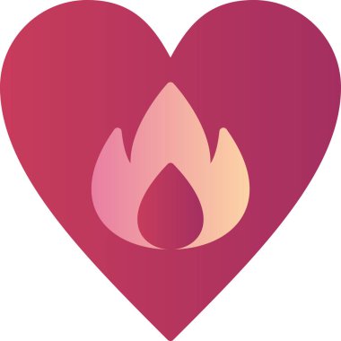 Passionate modern vector icon illustration