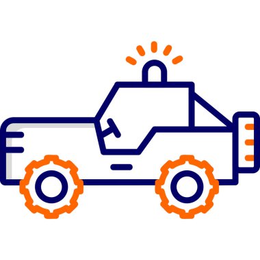 Bir kamyon simgesinin çizimi