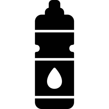 Su şişesi, içecek grafik illüstrasyon  