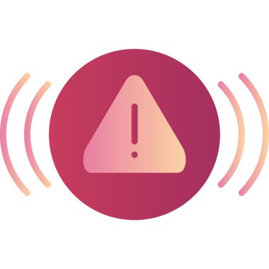 uyarı simgesi vektör illüstrasyonu