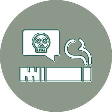 Modern ölüm simgesi, vektör çizimi