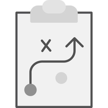 Strateji. Web simgesi basit tasarım 