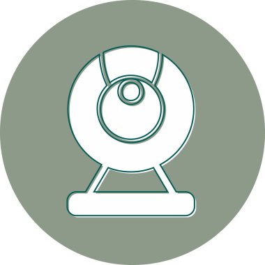 Web kamerası, basit Webcam simgesi tasarımı