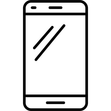 Smartphone Simgesi, vektör illüstrasyonu