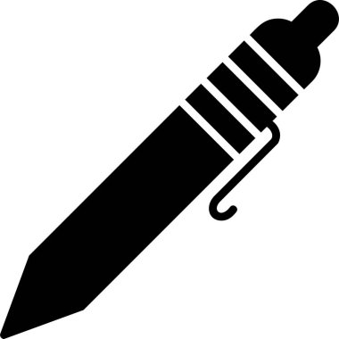 ballpoint pen. web icon simple illustration
