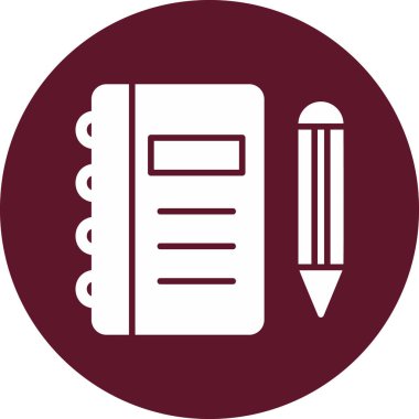 Kitap. Web simgesi basit illüstrasyon