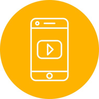 Sosyal ortam simgesi vektör illüstrasyonu