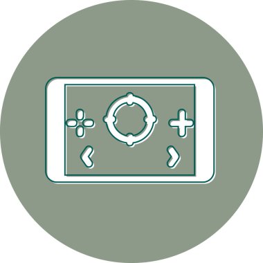 oyun uygulaması ekranda, akıllı telefon aygıtının dijital illüstrasyonu 