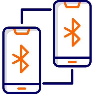 Telefon simgesinin vektör illüstrasyonu