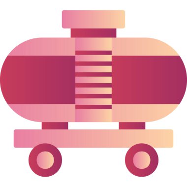 Vagon simgesi vektör illüstrasyonu