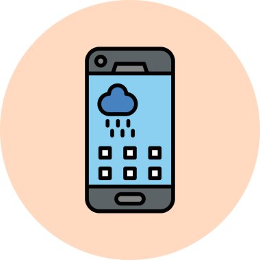 kişisel ve ticari kullanım için cep telefonu simgesi...