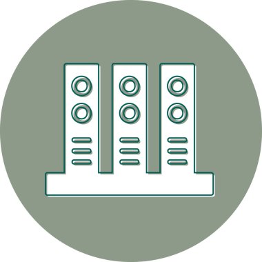 Arşivler. Web simgesi basit illüstrasyon