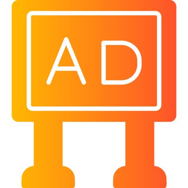 Poster simge vektör çizim