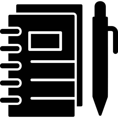 Not defteri web simgesi, vektör çizim