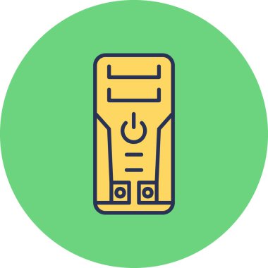 CPU icon, vector illustration simple design