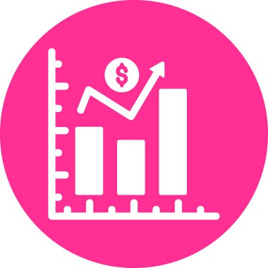 Finansal Kâr grafiği. Basit tasarım