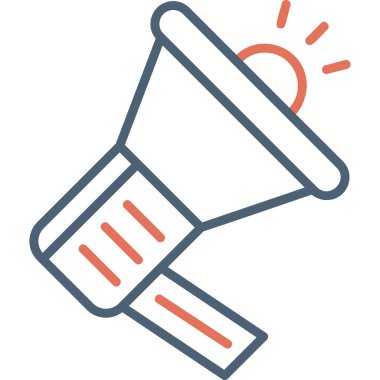 Kişisel ve ticari kullanım için tanıtım illüstrasyon simgesi.