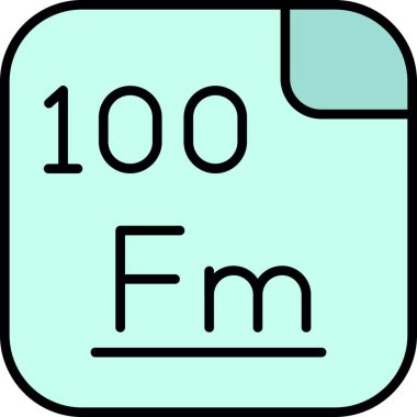 Fermium, Fm sembolü ve atom numarası 100 olan bir sentetik elementtir. Bu bir aktinit ve daha hafif elementlerin nötron bombardımanıyla oluşabilecek en ağır elementtir. Vektör simgesi