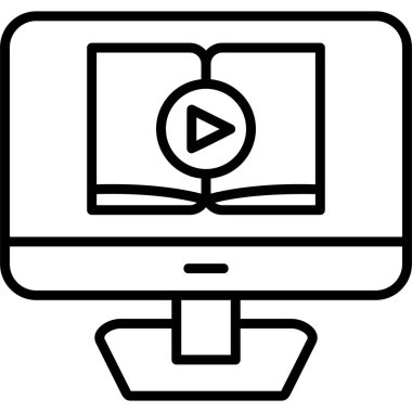 Öğretici ağ ikonu vektör illüstrasyonu