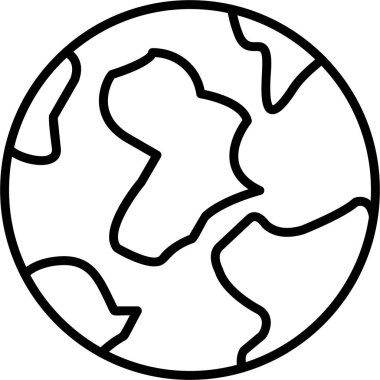 Toprak. Web simgesi vektör illüstrasyonu