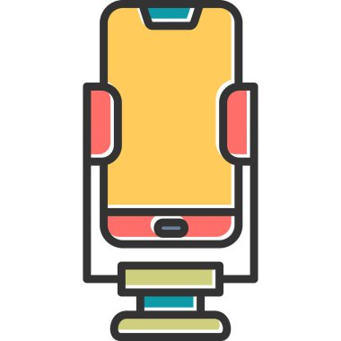 Smartphone Simgesi, vektör illüstrasyonu