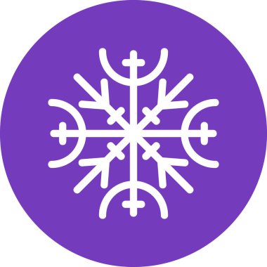 Galdrastafir modern ikon vektör çizimi