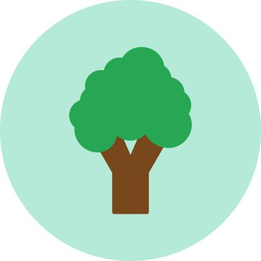 Brokoli. Web simgesi basit illüstrasyon