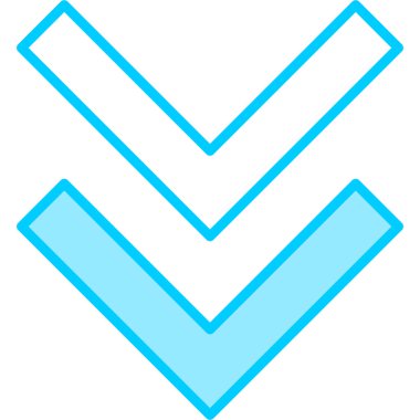 Tek bir sembol simgesinin vektör çizimi