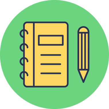 kitap simgesi vektör illüstrasyonu