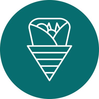 Gıda simgesinin vektör illüstrasyonu