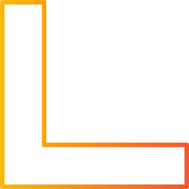 Tek bir sembol simgesinin vektör çizimi