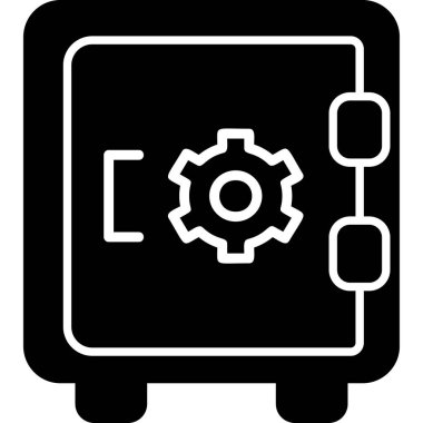 Security Box  icon vector illustration