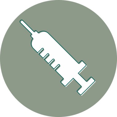 Şırınga ikonu vektör çizimi