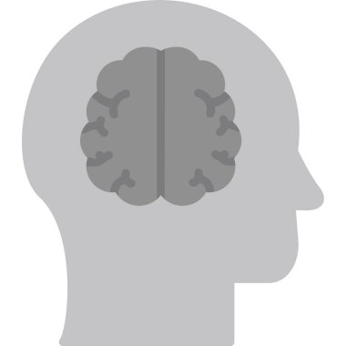 İnsan kafası. Web simgesi