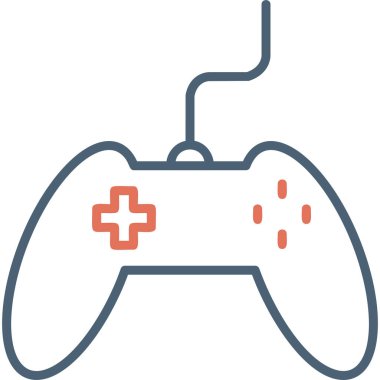 Denetleyici grafik illüstrasyon, video oyunu eğlencesi