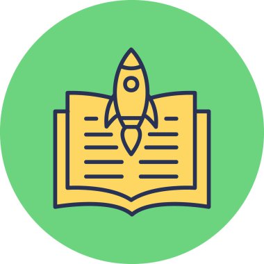 Science Fiction  icon vector illustration