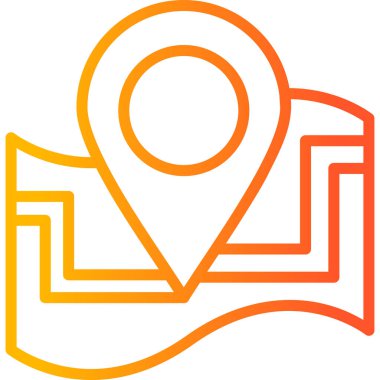 Route modern vector icon illustration